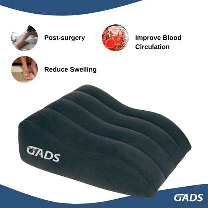 GADS Leg Elevation Pillow - Improved Circulation and Reduced Swelling for Post-Surgery Recovery, Sleeping, and Relaxation