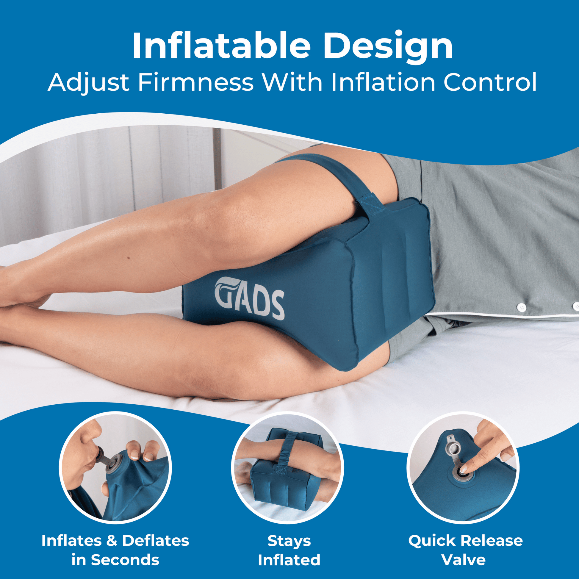 Inflatable Knee Pillow